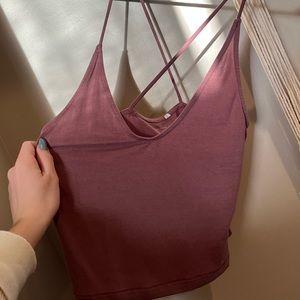 Pink/ mauve tank top